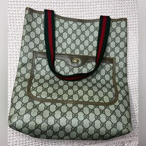 AUTHENTIC GUCCI Monogram Tote Shoulder Bag